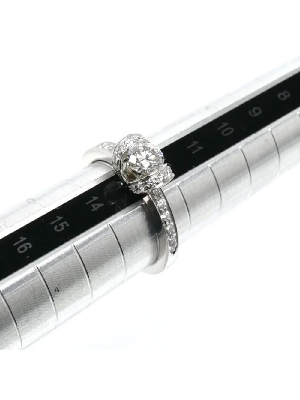 Tiffany & Co Platinum Ribbon Engagement Ring Diamond Vintage